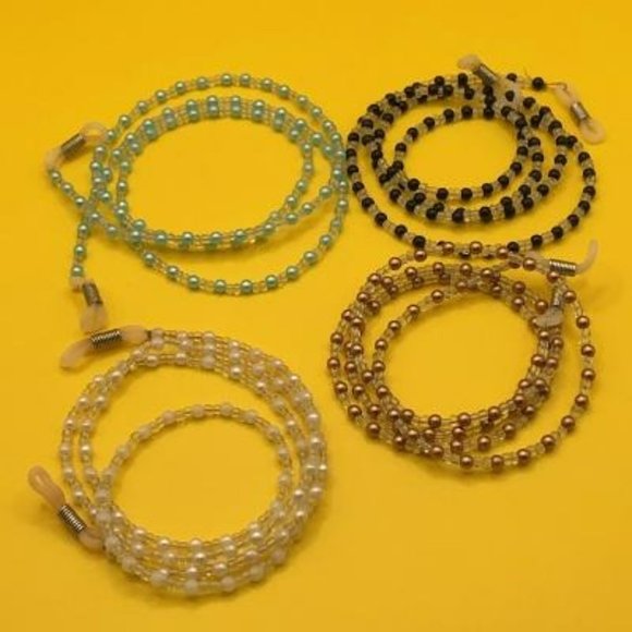Four Beaded Eyeglasses Chains/Cords - Picture 2 of 2